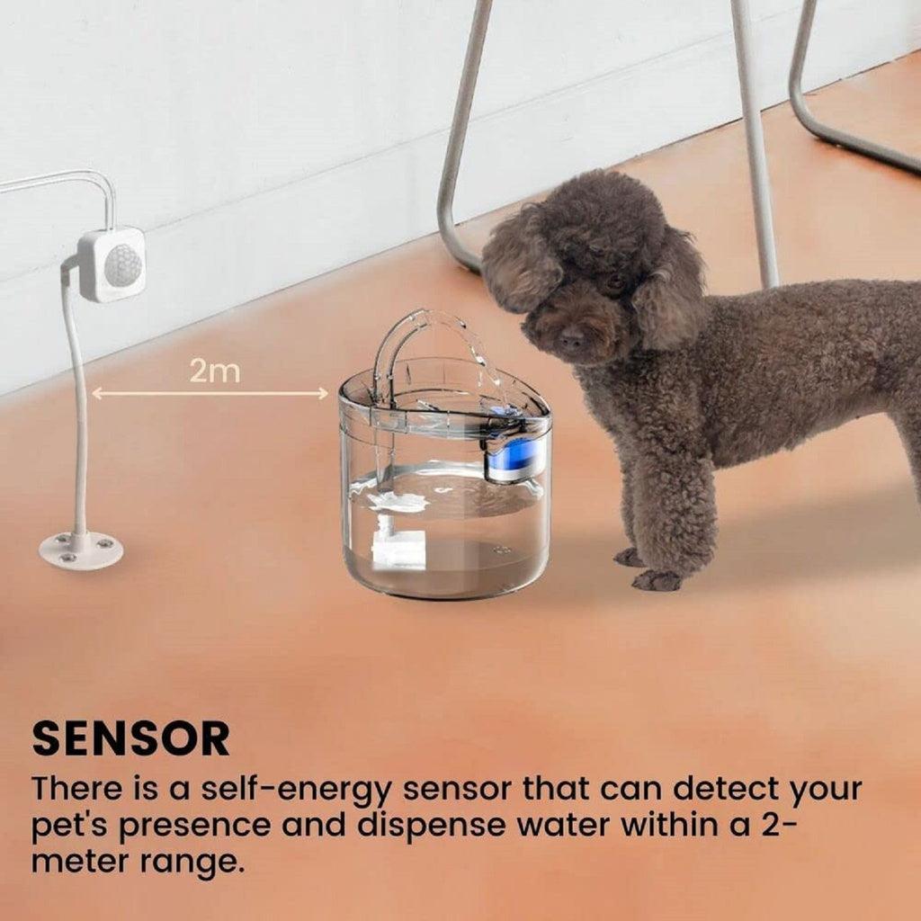 Floofi Pet Water Fountain Dispenser 1.8L with Sensor FI-WD-105-ZM - Pet Parlour Australia