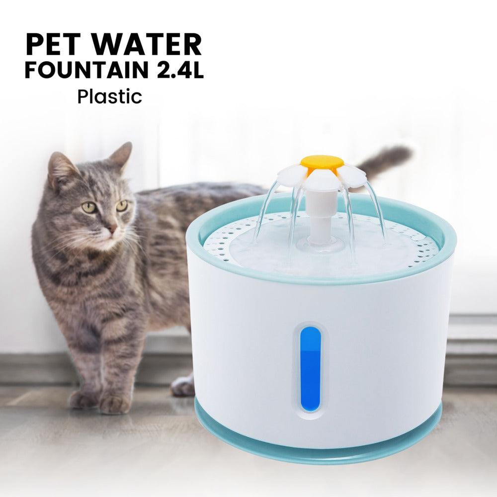 Floofi Pet Water Fountain 2.4L (Blue) FI-WD-113-ZM - Pet Parlour Australia