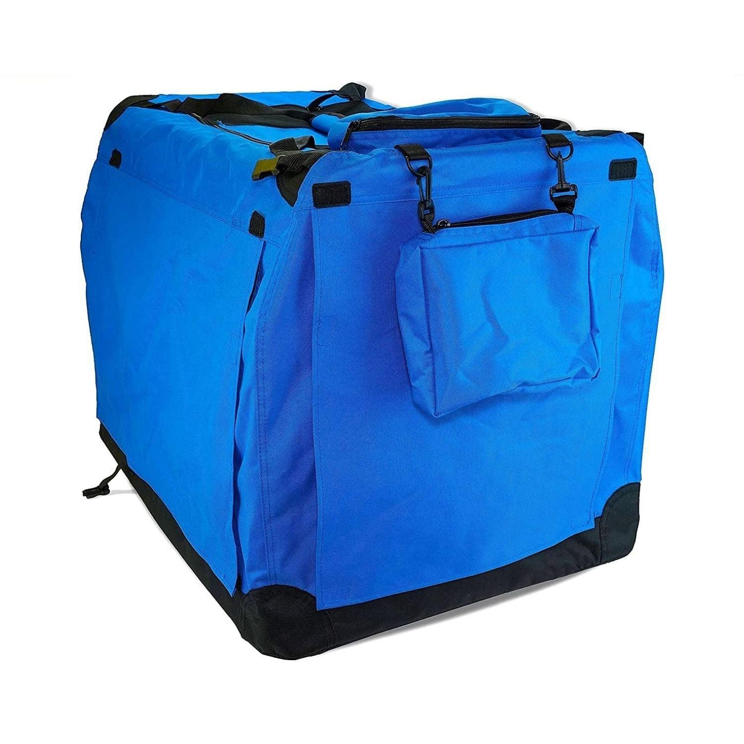 FLOOFI Portable Pet Carrier-Model 1-M Size (Blue) FI-PC-144-KPT - Pet Parlour Australia