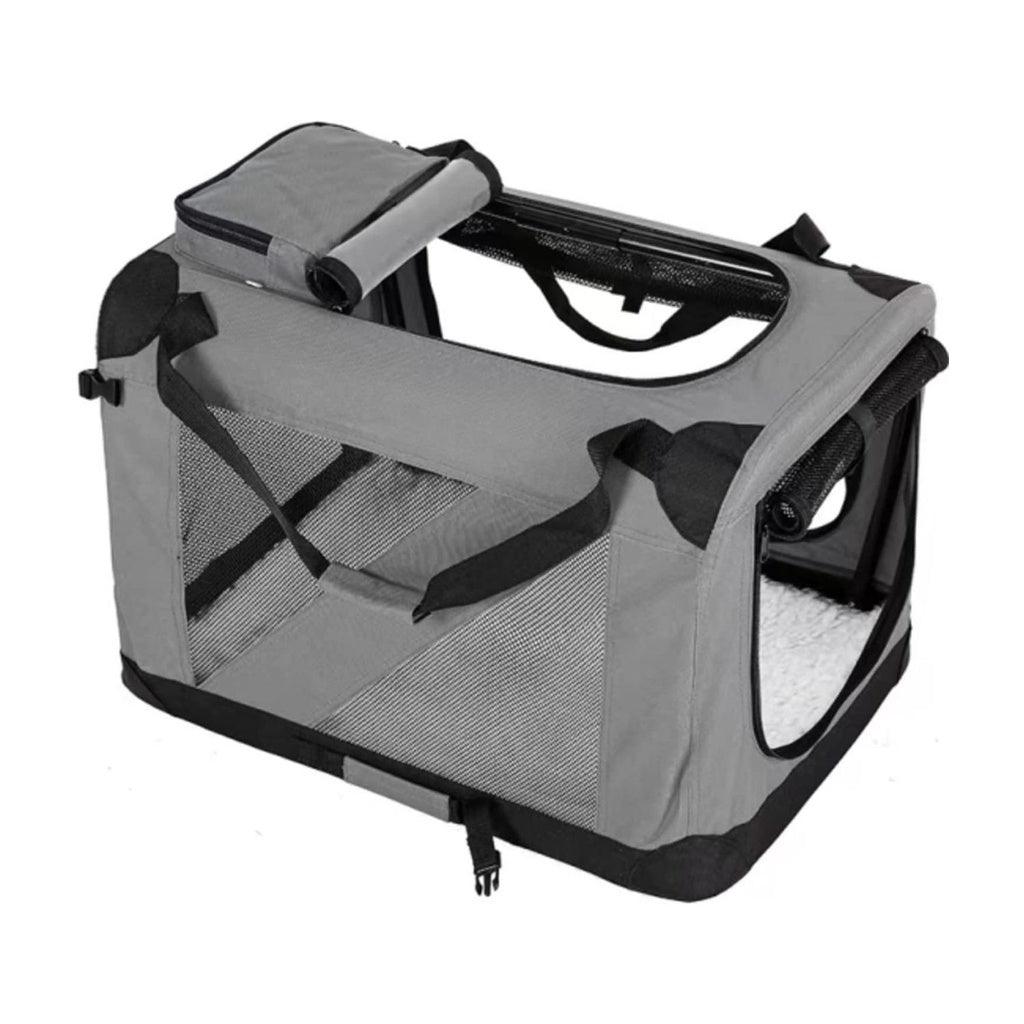 FLOOFI Portable Pet Carrier-Model 1-M Size (Grey) FI-PC-143-KPT - Pet Parlour Australia