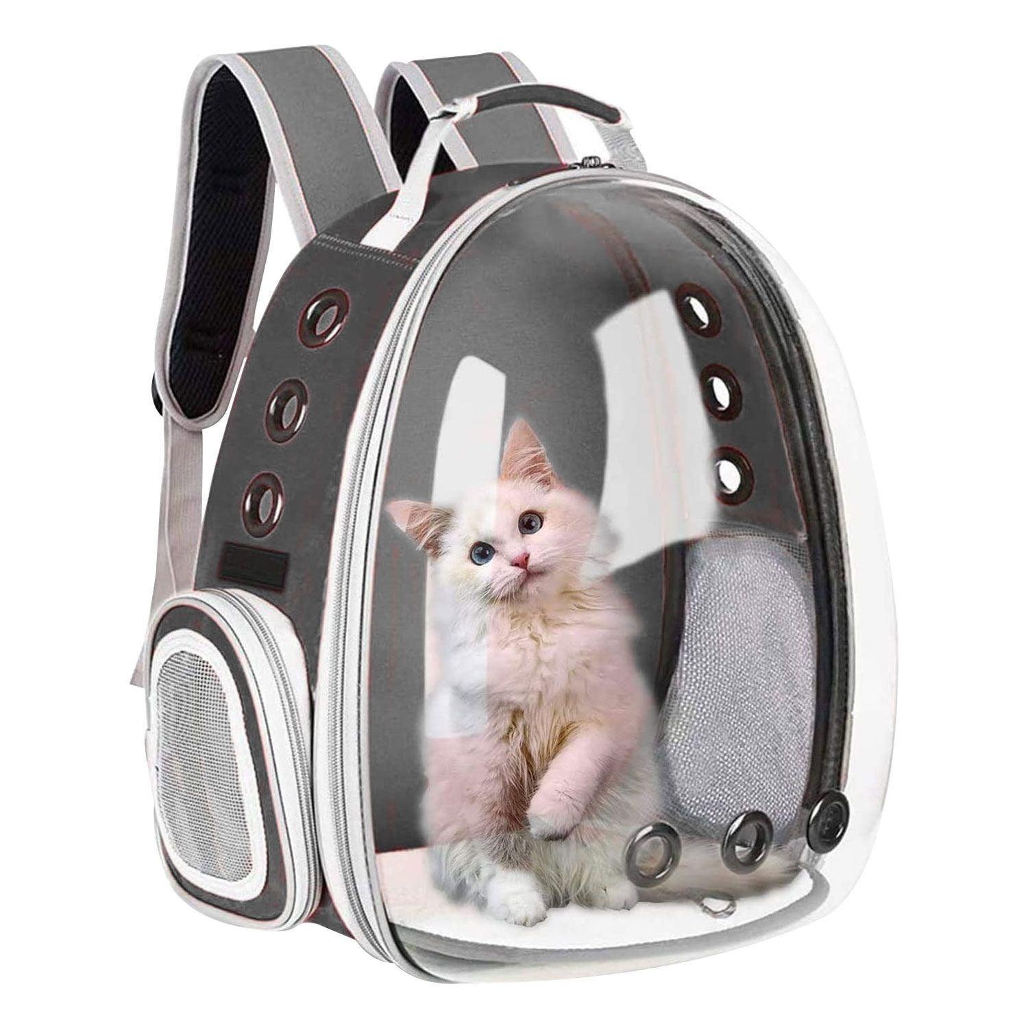 Floofi Space Capsule Backpack - Model 1 (Grey) FI-BP-105-FCQ - Pet Parlour Australia