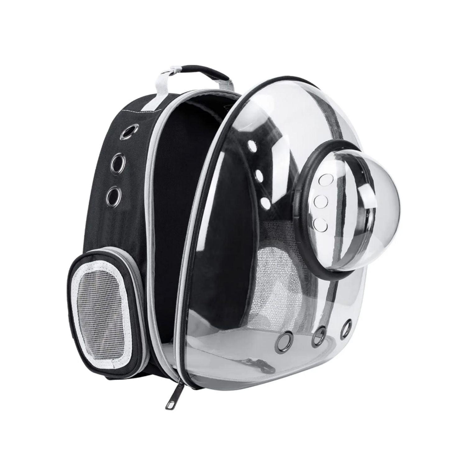 Floofi Space Capsule Backpack - Model 2 (Black) FI-BP-108-FCQ - Pet Parlour Australia