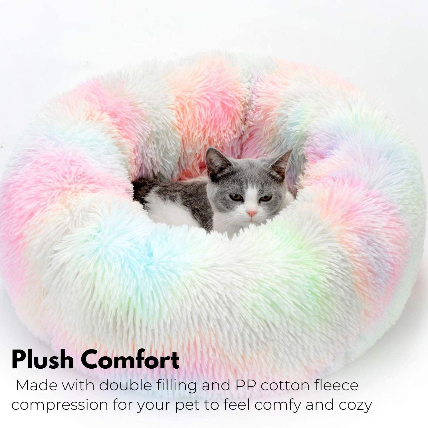 Floofi Pet Bed 70cm (Light Grey) PT-PB-136-XL - Pet Parlour Australia