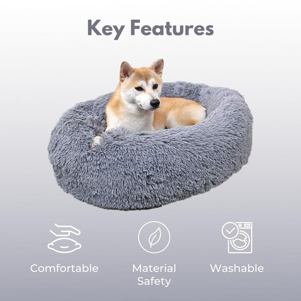 Floofi Pet Bed 70cm (Multi-colour) - PT-PB-142-RN - Pet Parlour Australia