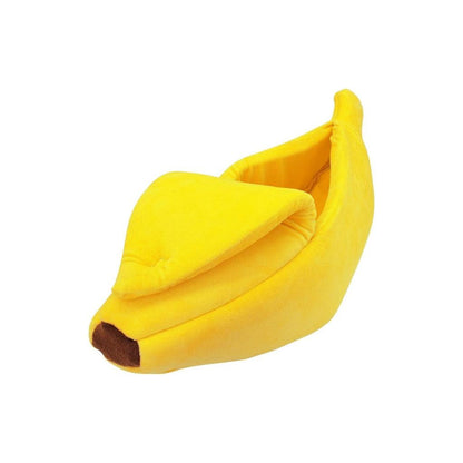 Floofi Banana Pet Bed (L Yellow) - PT-PB-196-QQQ - Pet Parlour Australia