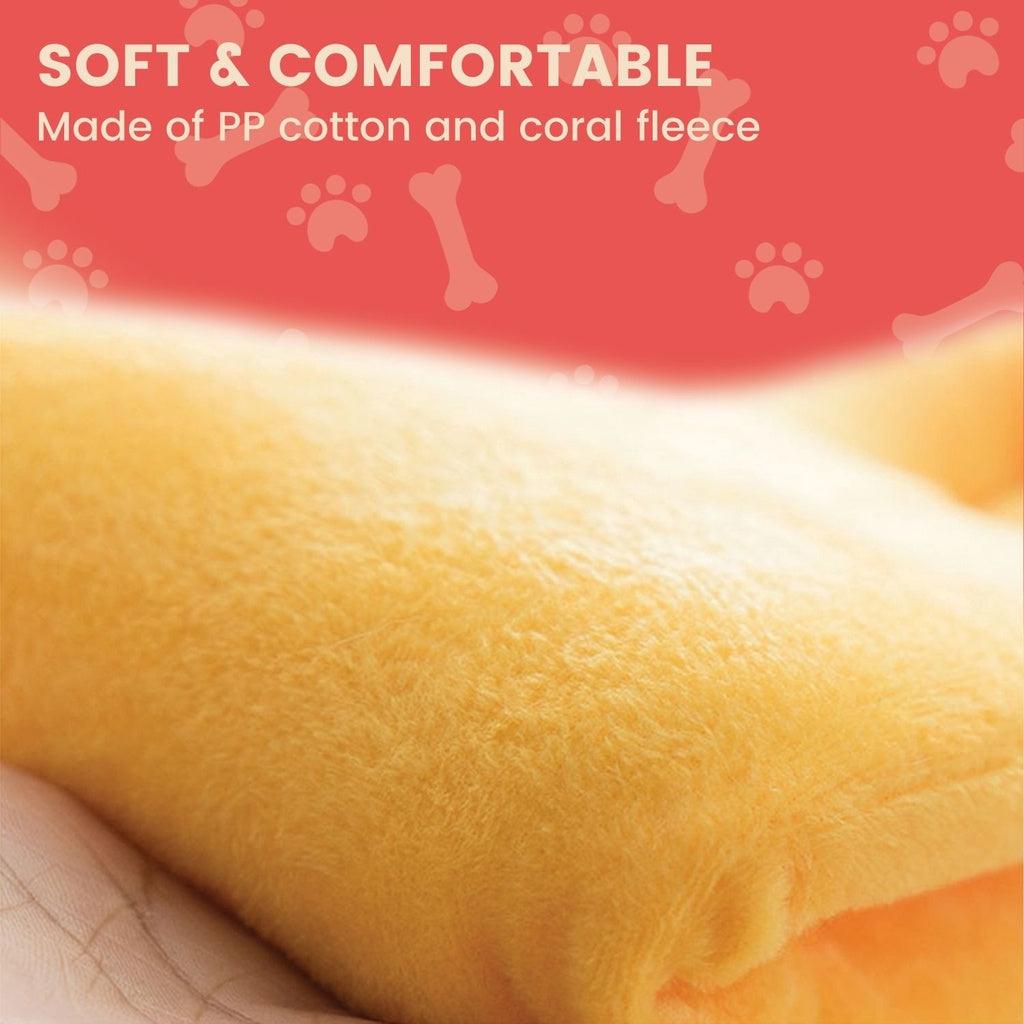 Floofi Banana Pet Bed (L Yellow) - PT-PB-196-QQQ - Pet Parlour Australia