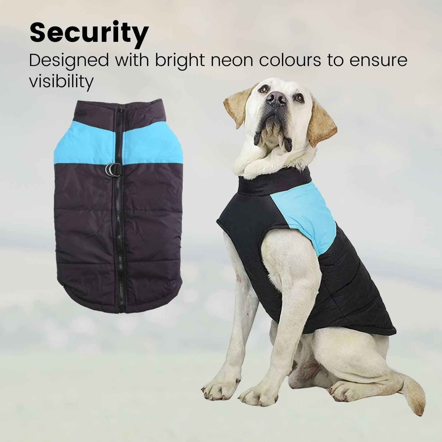 Floofi Pet Winter Vest (S Blue) PT-PV-100-QQQ - Pet Parlour Australia