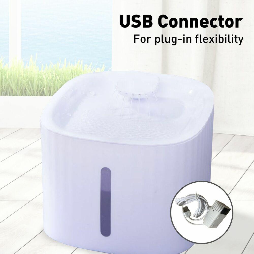 Floofi Pet Water Fountain Dispenser LED USB 3L PT-WD-103-ZM - Pet Parlour Australia