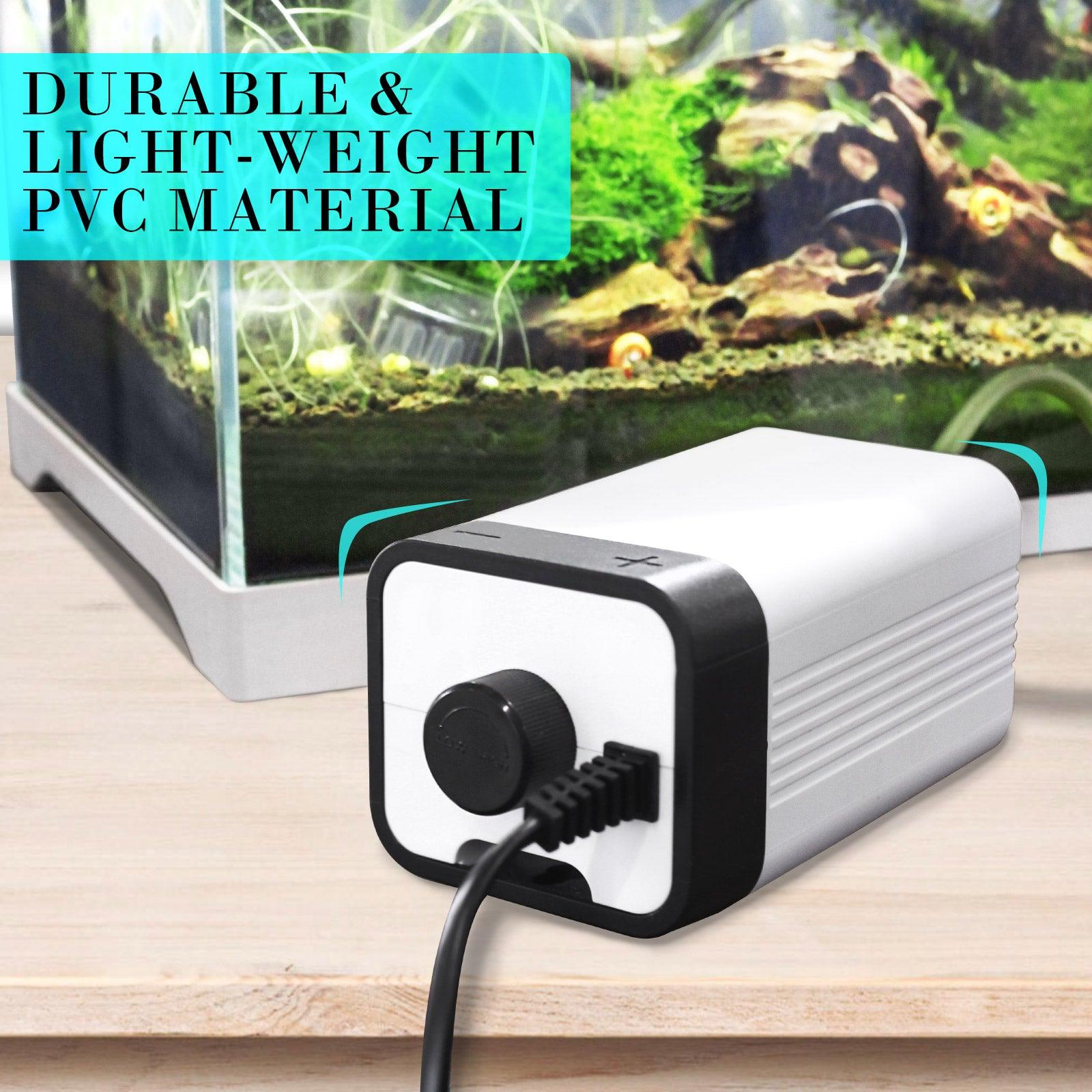 Dynamic Power Aquarium Air Pump Oxygen Hydroponic 2 Outlet 180L/H 4W - Pet Parlour Australia