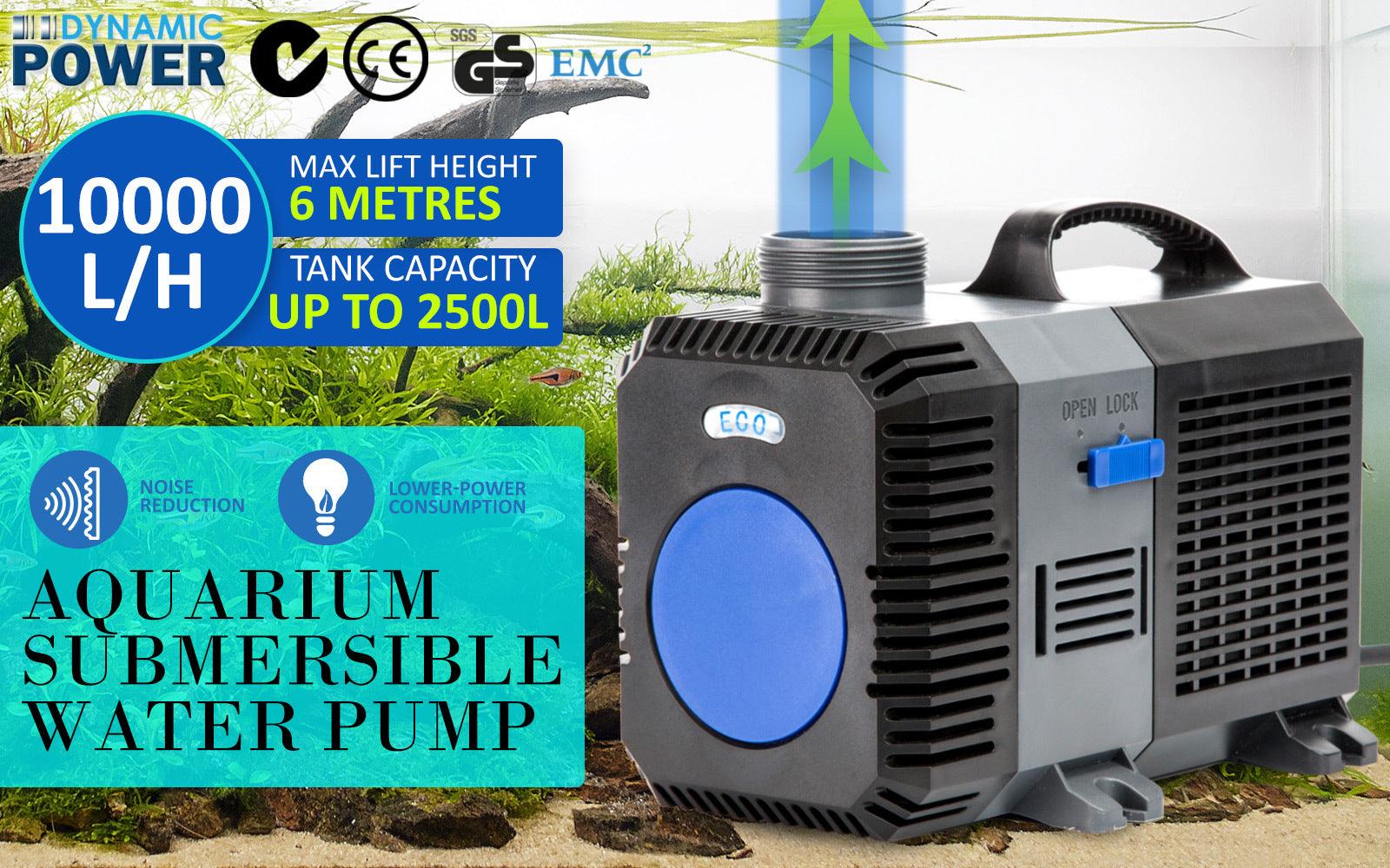 Dynamic Power Aquarium Submersible Pond Water Pump 10000L/H - Pet Parlour Australia