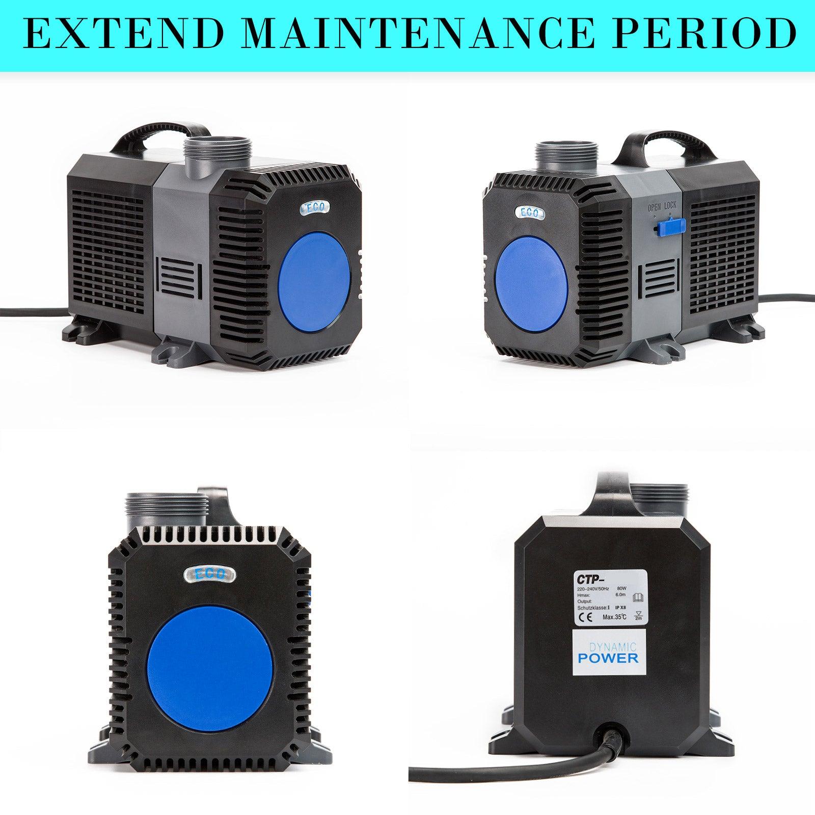 Dynamic Power Aquarium Submersible Pond Water Pump 10000L/H - Pet Parlour Australia