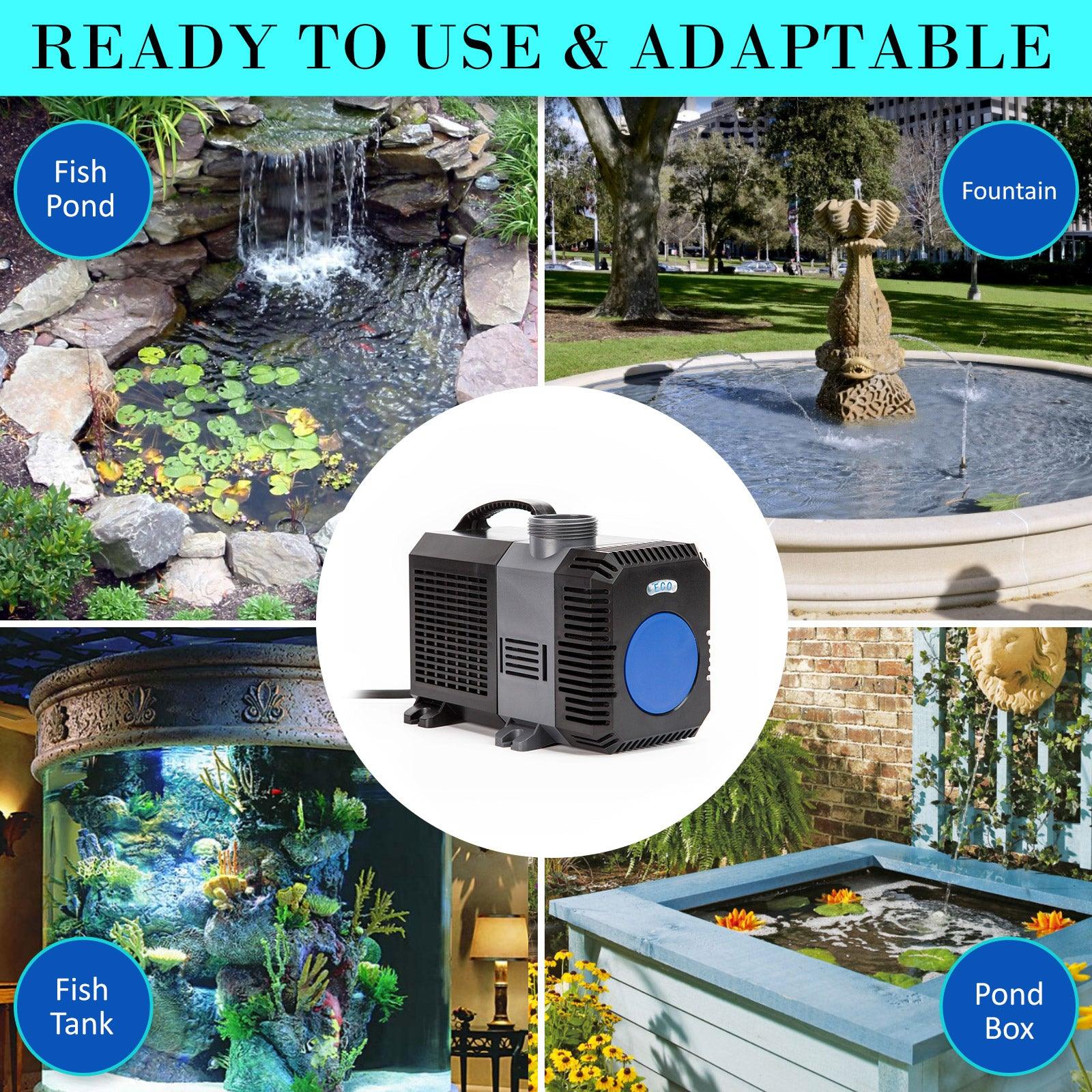 Dynamic Power Aquarium Submersible Pond Water Pump 10000L/H - Pet Parlour Australia