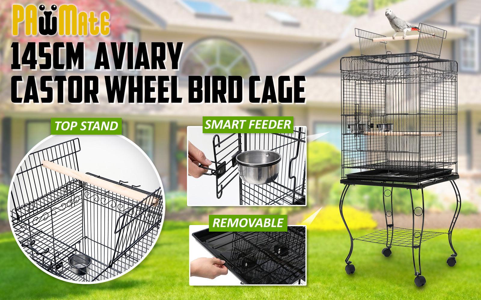 Paw Mate Bird Cage Parrot Aviary Alto 145cm - Pet Parlour Australia