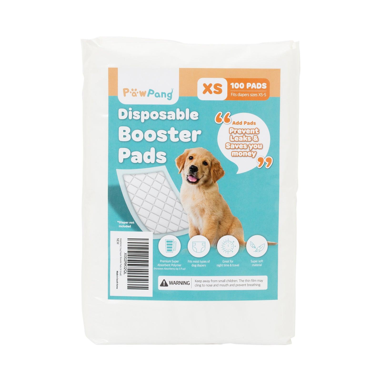 PawPang 100 Ct XS Pet Dog Diaper Liners Booster Pads Disposable Adhesive - Pet Parlour Australia