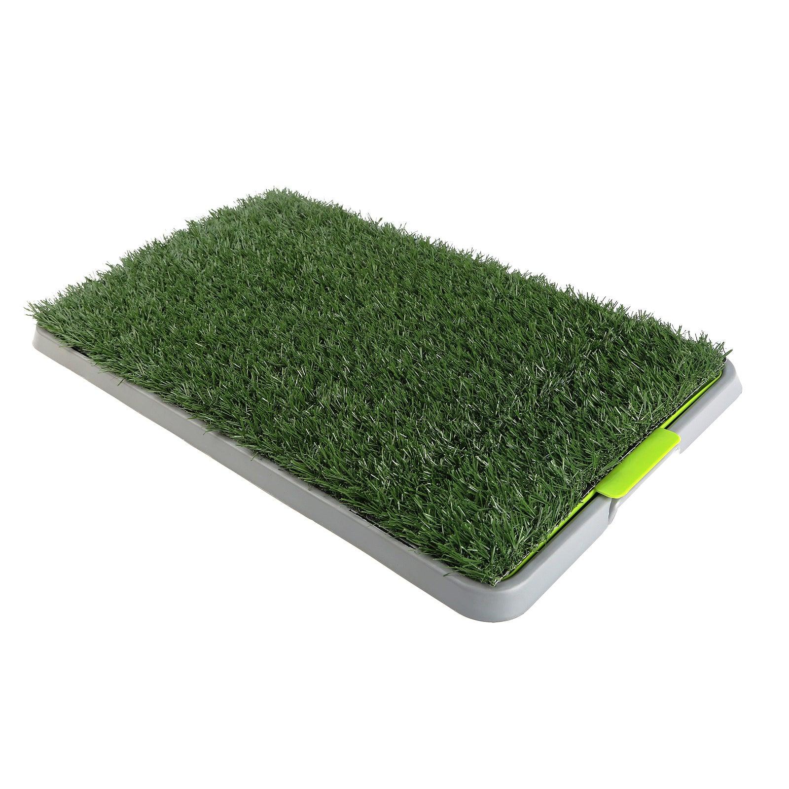 Paw Mate Pet Dog Potty Tray Training Toilet 69cm x 43cm + 1 Grass Mat - Pet Parlour Australia