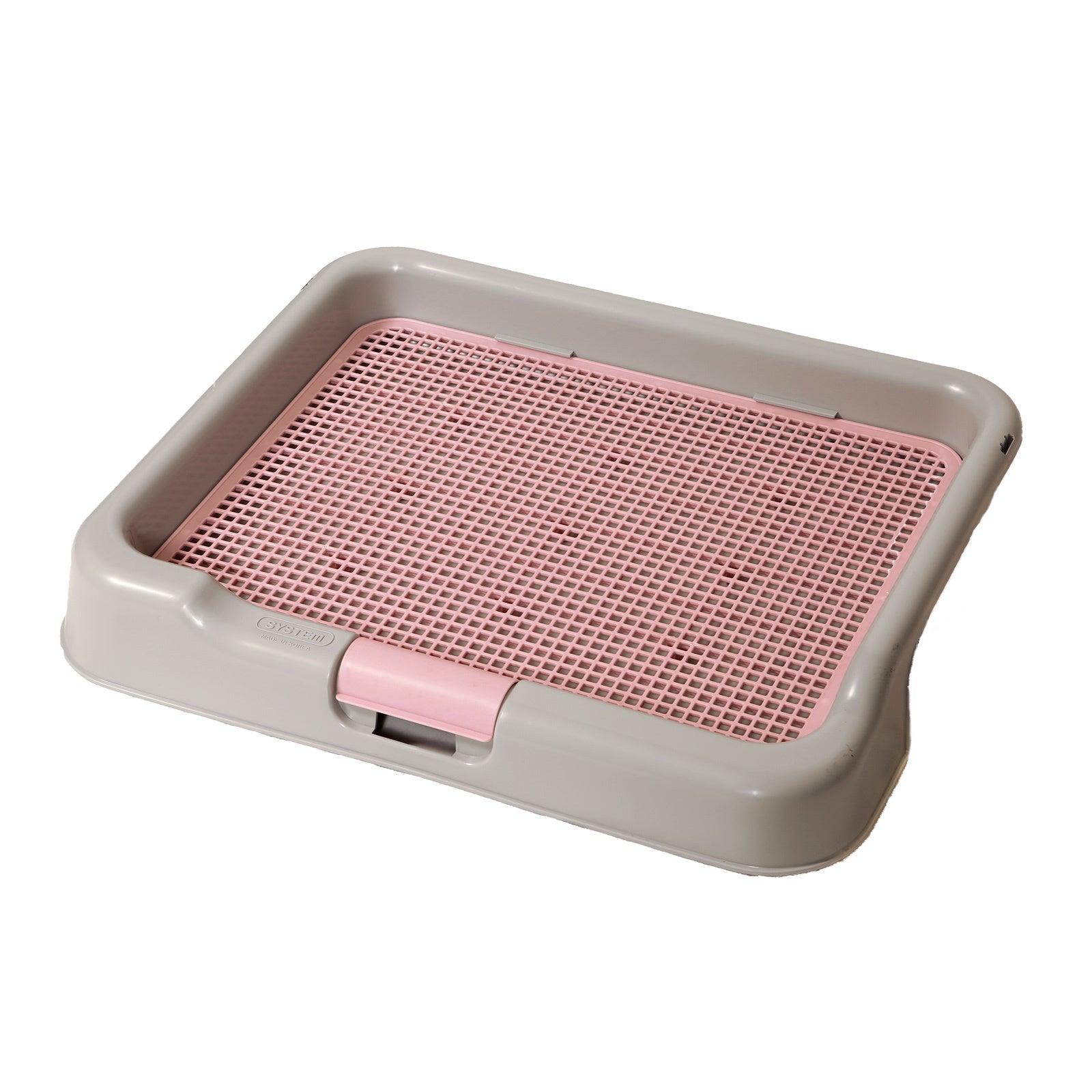 PS KOREA Grey Dog Pet Potty Tray Training Toilet Portable T3 - Pet Parlour Australia