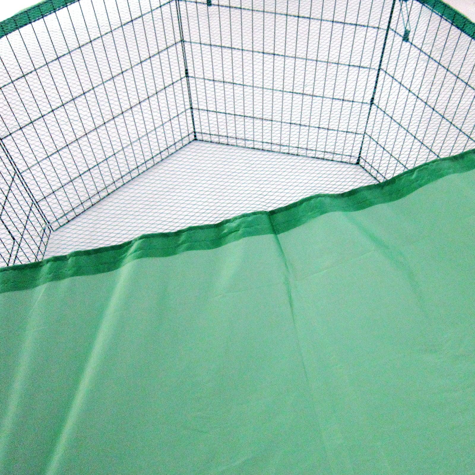 Paw Mate Green Net Cover for Pet Playpen 24in Dog Exercise Enclosure Fence Cage - Pet Parlour Australia