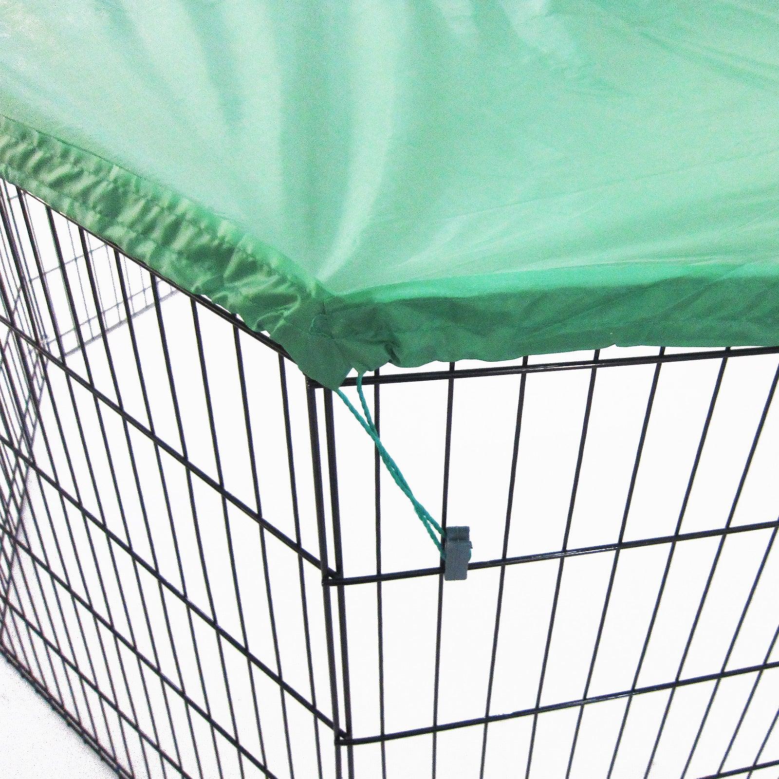 Paw Mate Green Net Cover for Pet Playpen 24in Dog Exercise Enclosure Fence Cage - Pet Parlour Australia