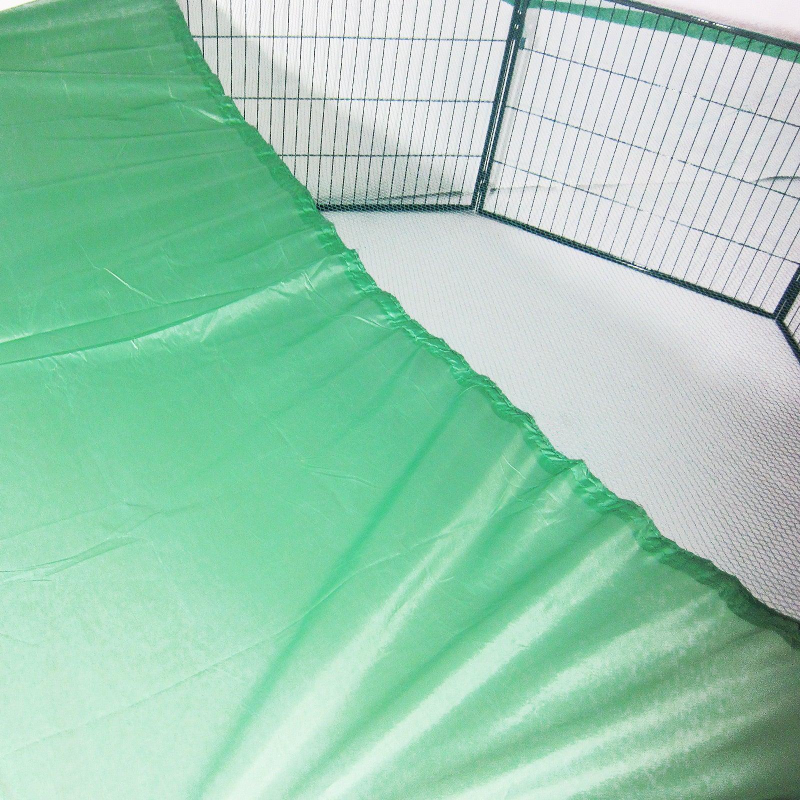 Paw Mate Green Net Cover for Pet Playpen 31in Dog Exercise Enclosure Fence Cage - Pet Parlour Australia