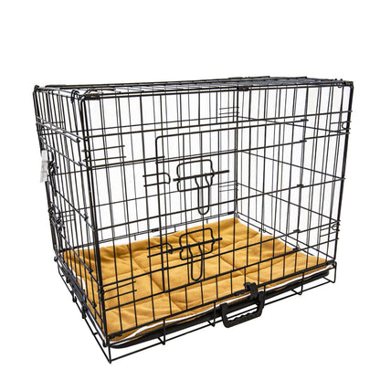 Paw Mate Wire Dog Cage Foldable Crate Kennel 48in with Tray + Cushion Mat Combo - Pet Parlour Australia