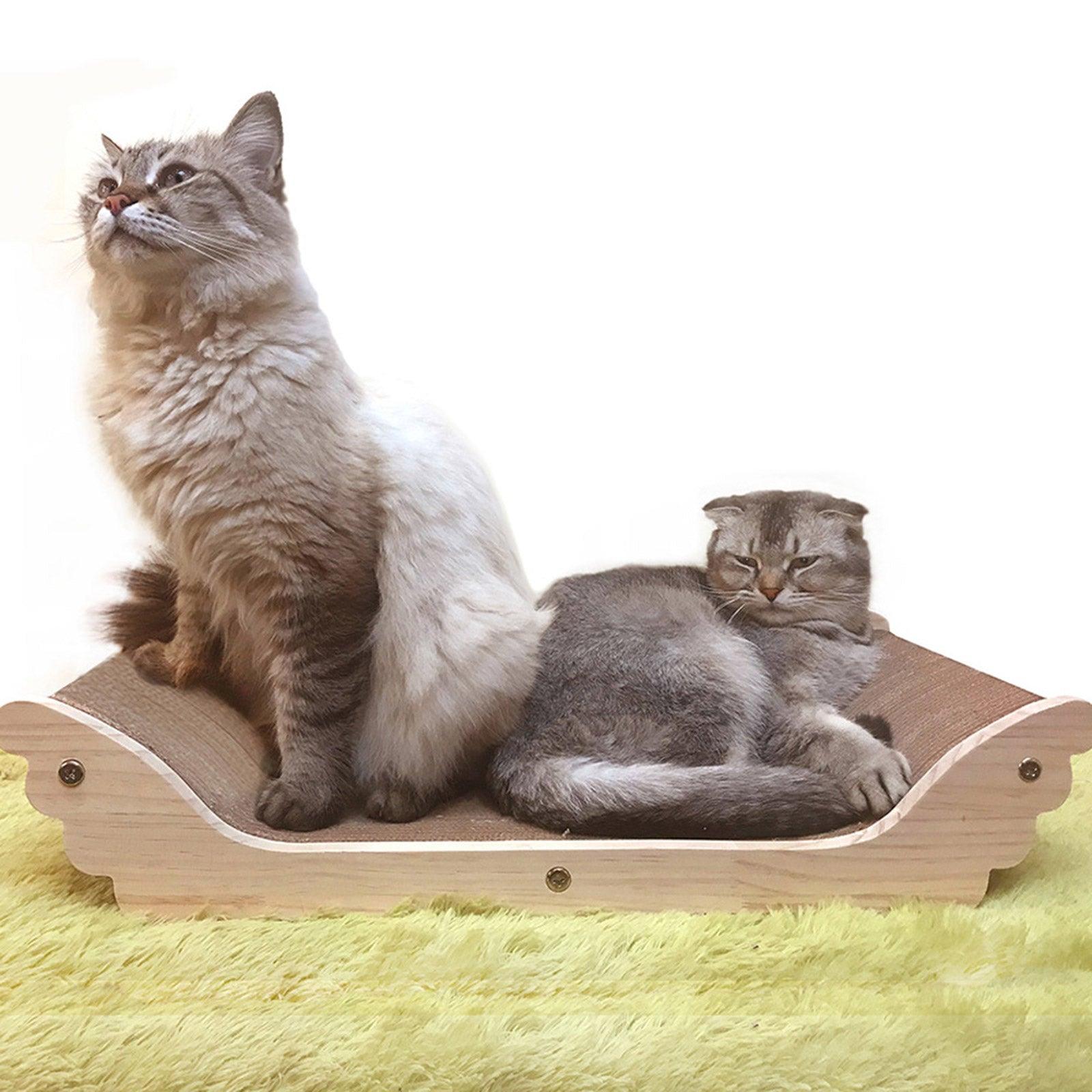 Yaomi Wood Angel Cat Scratcher Sofa Pet Bed - Pet Parlour Australia
