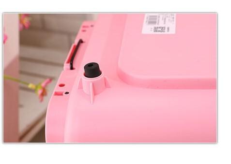 Medium Portable Plastic Dog Cat Pet Pets Carrier Travel Cage With Tray-Pink - Pet Parlour Australia