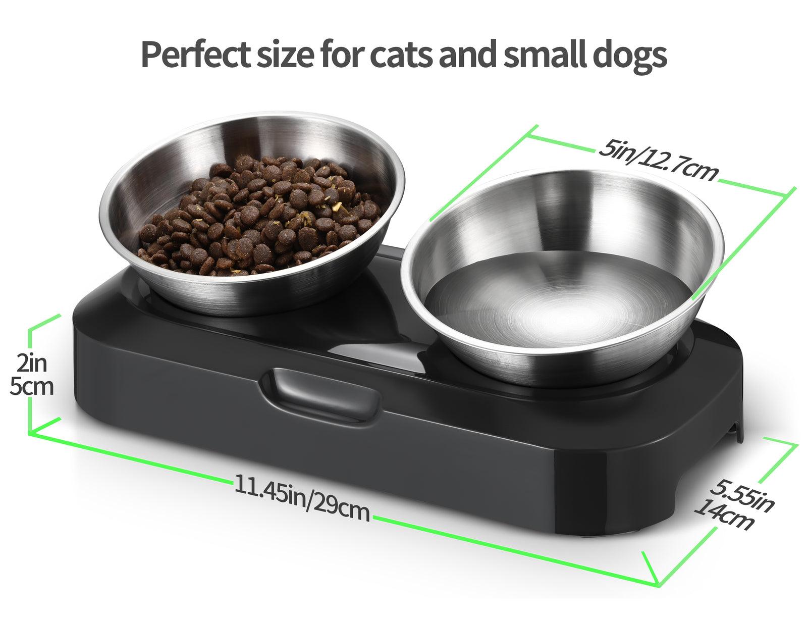 Stainless Steel Pet Bowl Water Bowls Portable Anti Slip Skid Feeder Dog Rabbit Cat - Pet Parlour Australia