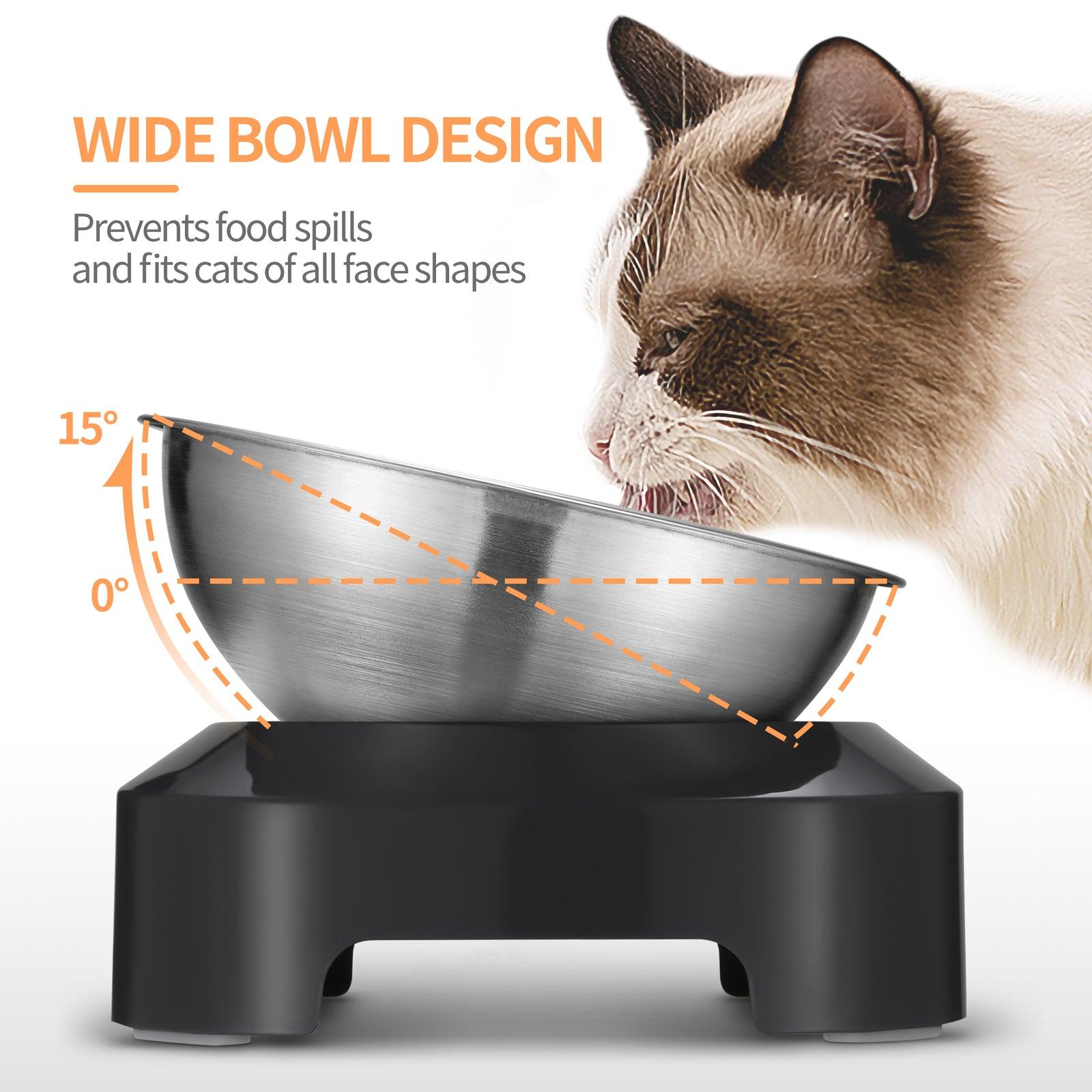 2 x M Stainless Steel Pet Bowl Water Bowls Portable Anti Slip Skid Feeder Dog Rabbit Cat - Pet Parlour Australia