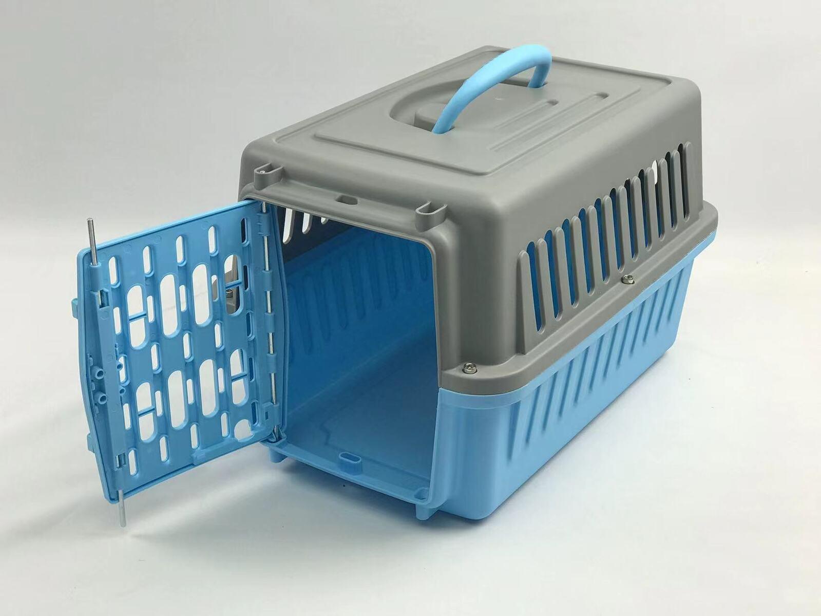 Blue Small Dog Cat Rabbit Crate Pet Guinea Pig Carrier Kitten Cage - Pet Parlour Australia