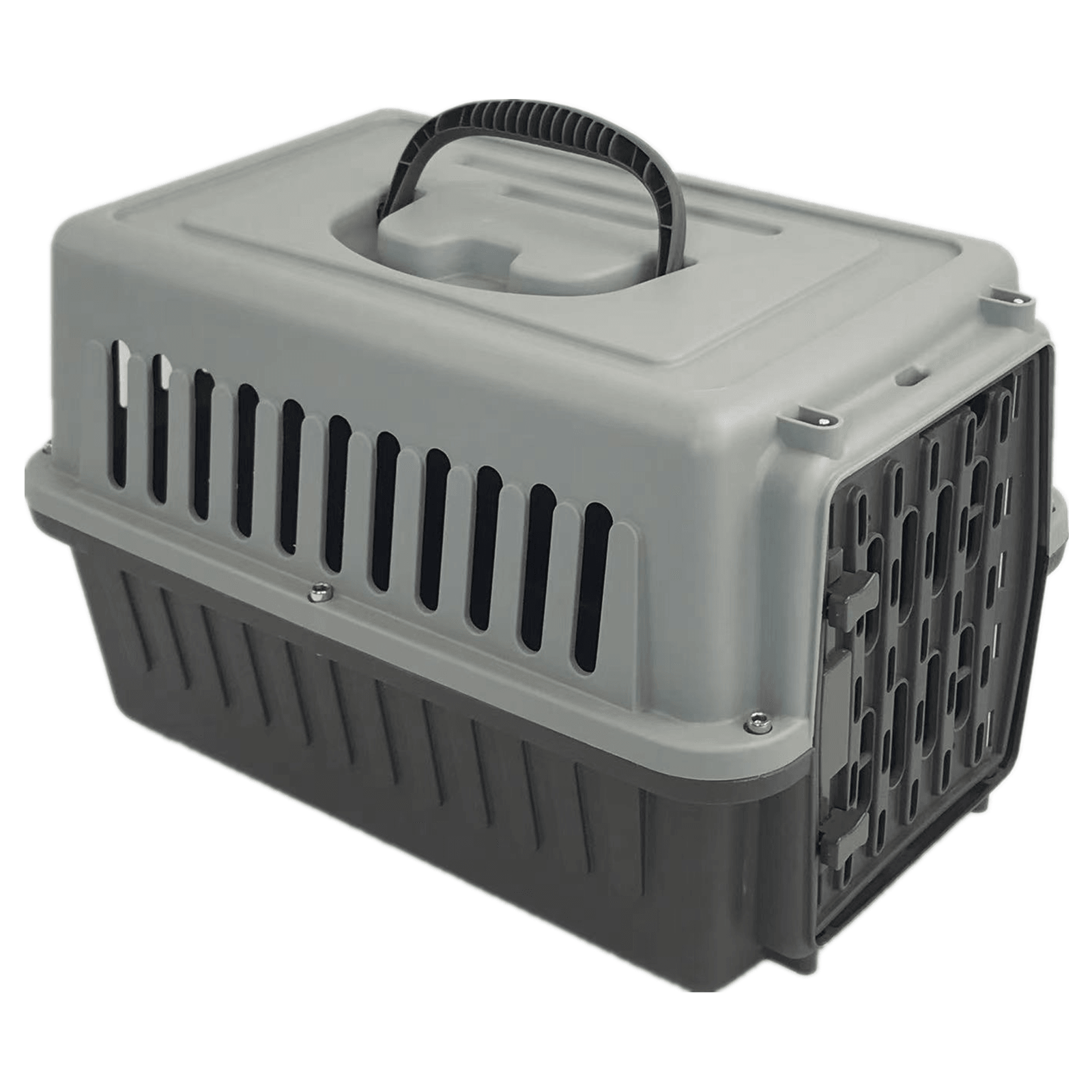 Small Dog Cat Rabbit Crate Pet Guinea Pig Carrier Kitten Rabbit Cage-Grey - Pet Parlour Australia