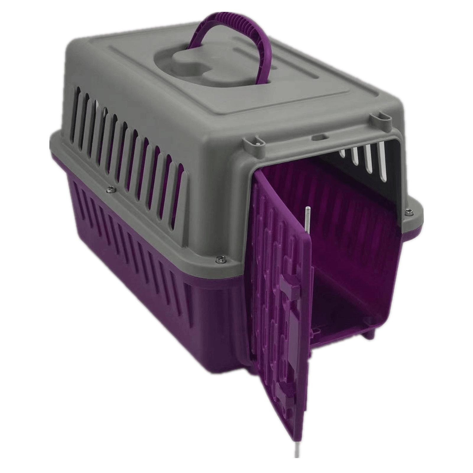 Purple Small Dog Cat Rabbit Crate Pet Guinea Pig Carrier Kitten Cage - Pet Parlour Australia