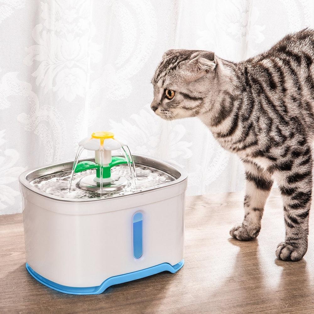 2.5L Automatic Electric Pet Water Fountain Dog Cat Water Feeder Bowl Dispenser - Pet Parlour Australia