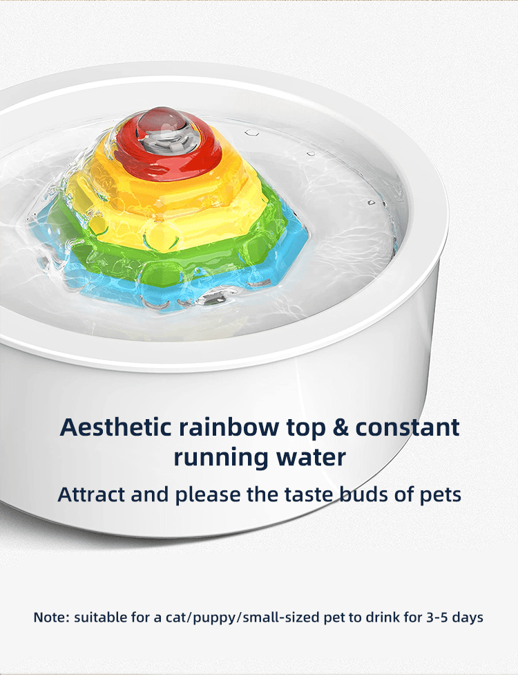 Ceramic Electric Pet Water Fountain Dog Cat Water Feeder Bowl Dispenser - Pet Parlour Australia