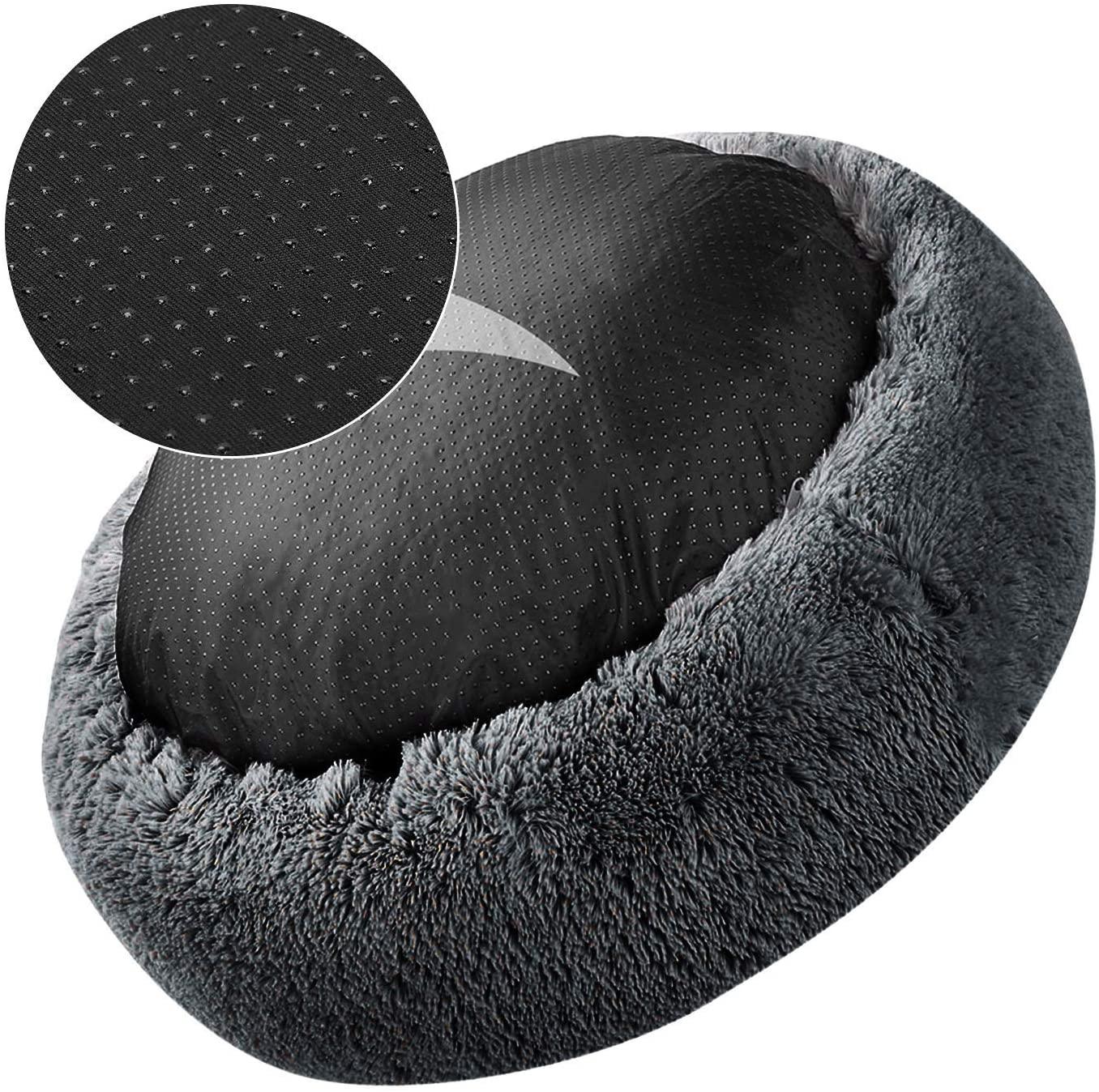 Soft Dog Bed Round Washable Plush Pet Kennel Cat Bed Mat Sofa Small 50cm - Pet Parlour Australia