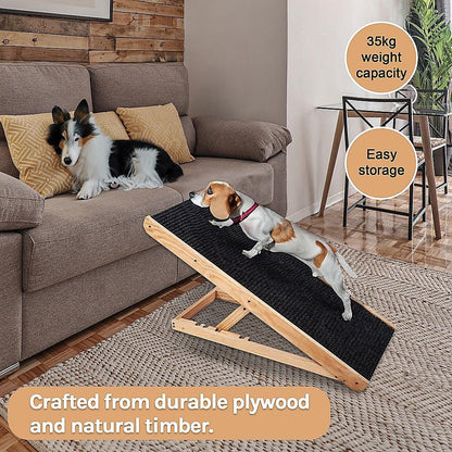 Dog Ramp Pet Ramp Adjustable Heights Portable - Pet Parlour Australia