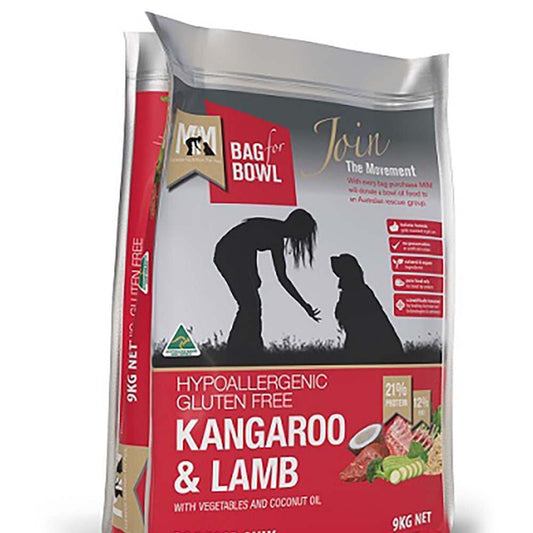 Mfm Dog Kangaroo & Lamb Gluten Free Red 9Kg - Pet Parlour Australia