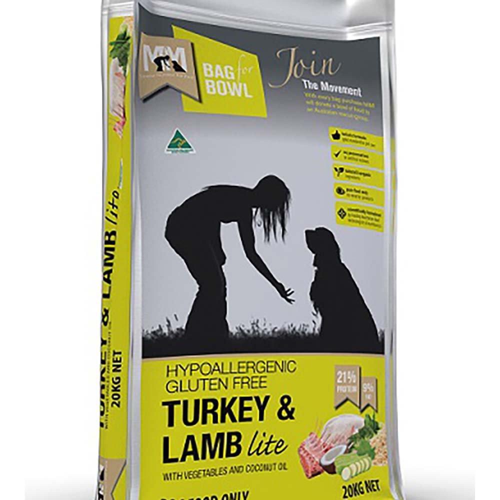 Mfm Dog Lite Turkey & Lamb Gluten Free Yellow 20Kg - Pet Parlour Australia