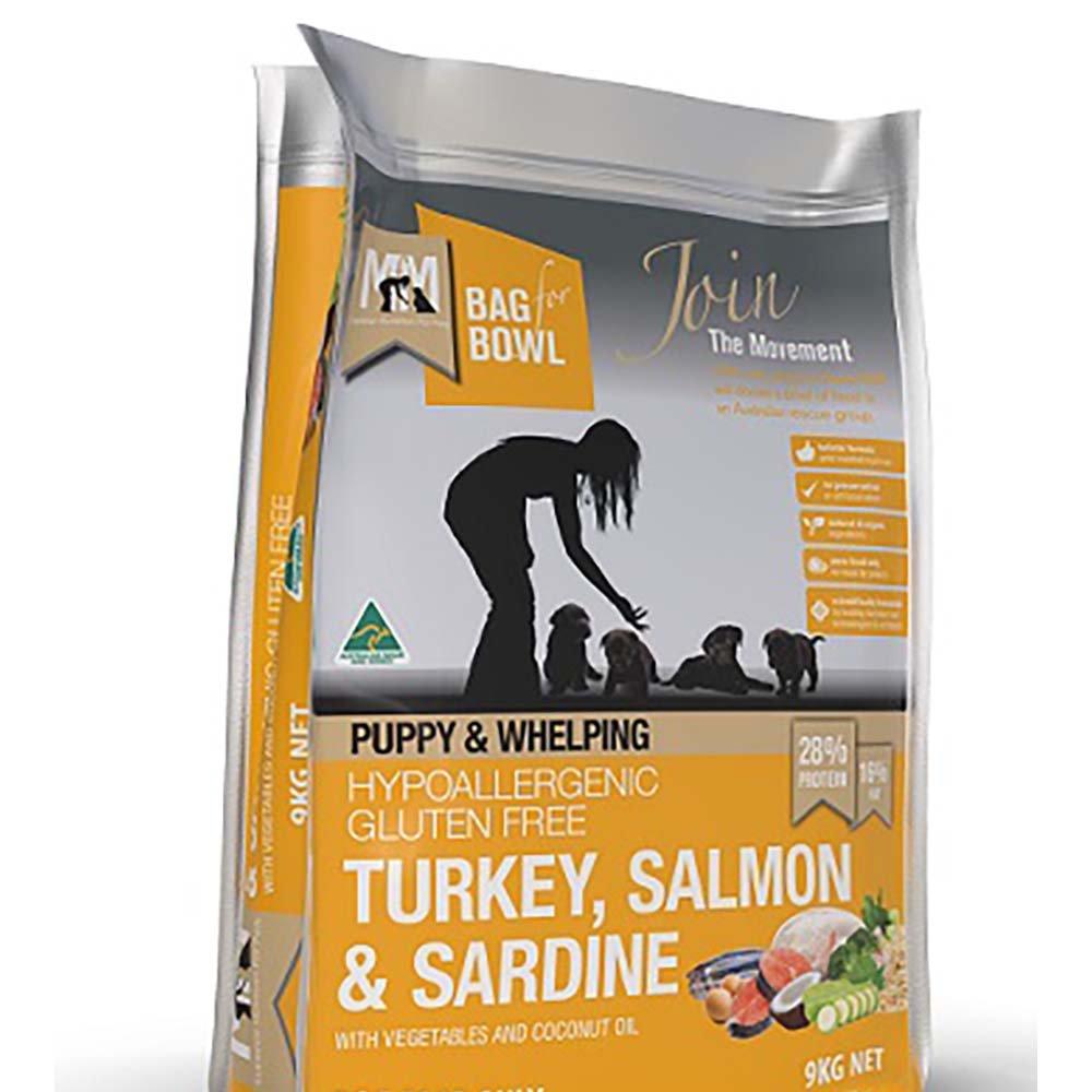 Mfm Puppy Turkey & Salmon & Sardine Gluten Free Gold 9Kg - Pet Parlour Australia