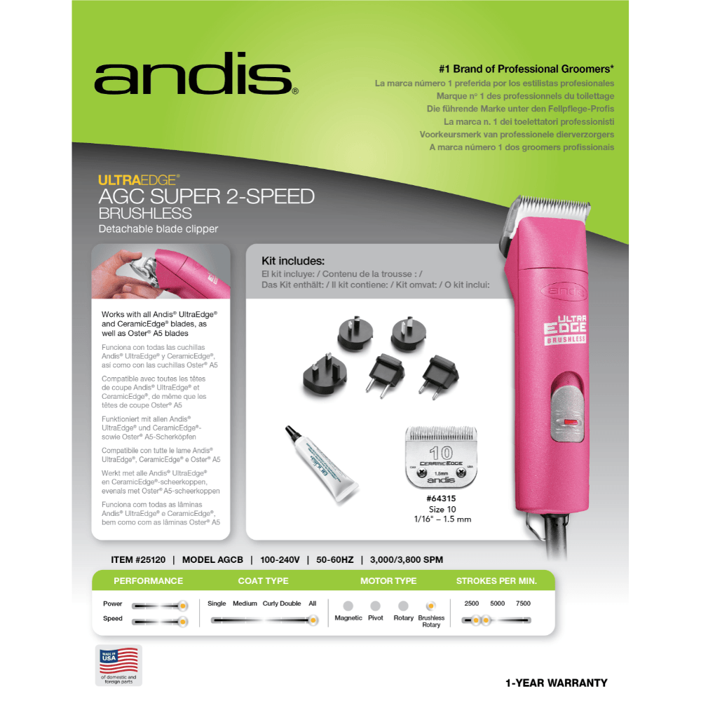 Andis Clipper AGCB Super 2-Speed - Pet Parlour Australia